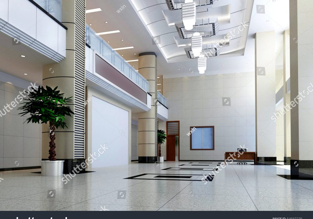 stock-photo-modern-design-interior-of-hall-corridor-d-render-54937279